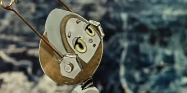 Роботы из советских мультфильмов: звездоход Федя из «Загадочной планеты»
