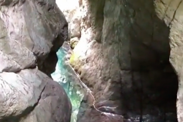 «Секретный» каньон в Сочи попал на видео&nbsp