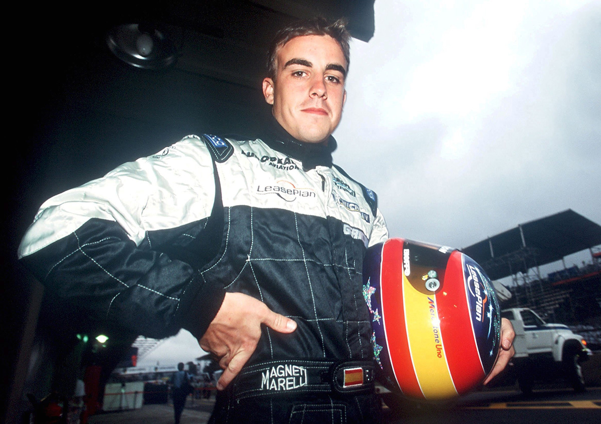 Фернандо Алонсо (ESP &mdash; Minardi) на Гран-при Бразилии, Сан-Паулу, 2001 год