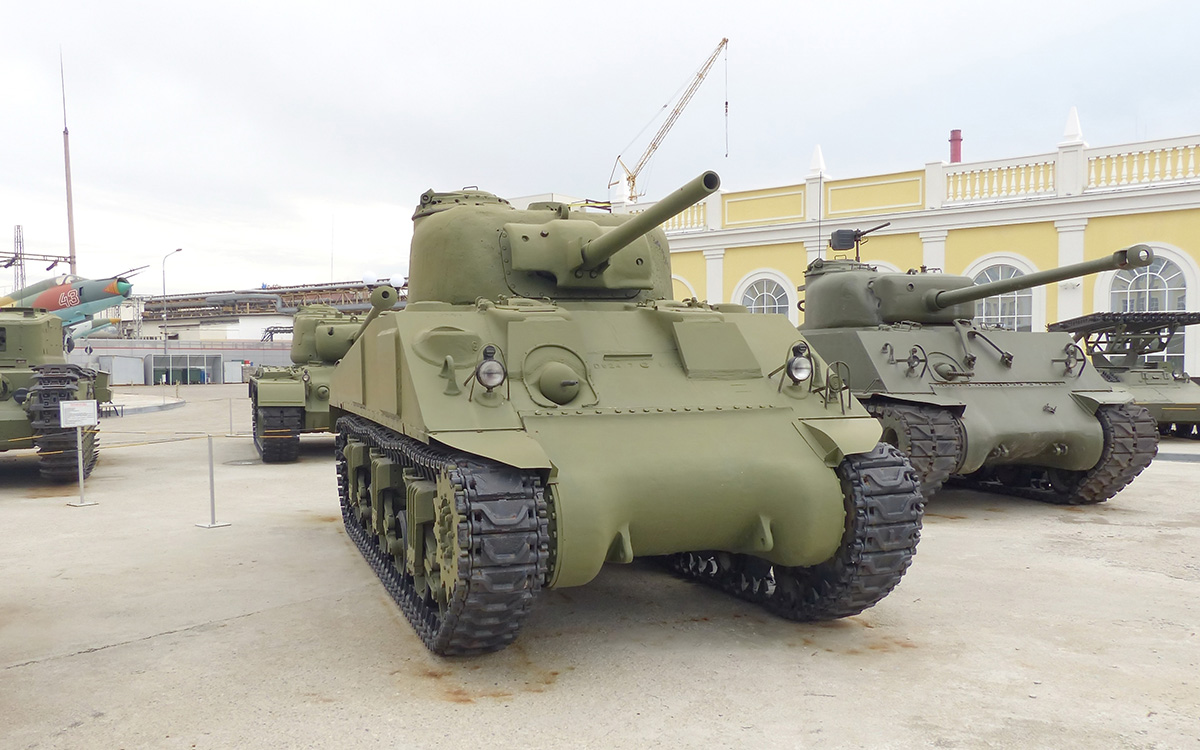 Американский средний танк M4 &laquo;Шерман&raquo;. Музей военной техники. Верхняя Пышма, Свердловская область