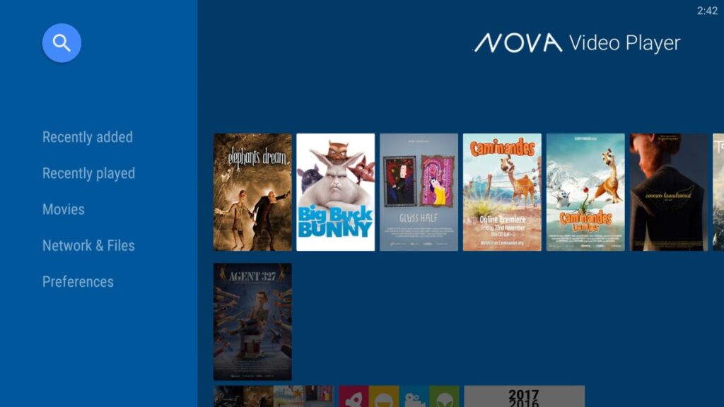 Видеоплееры для Android TV: Nova Video Player