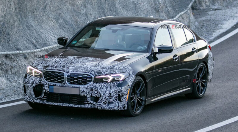 BMW 3 series готовится к очередному обновлению: замаскированный седан проехался на камеру