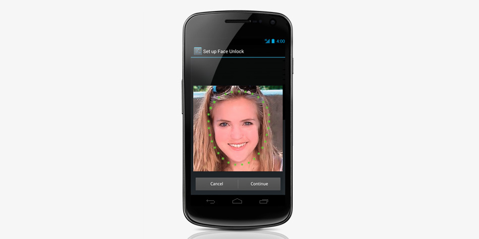 Функция Face Unlock в смартфоне Galaxy Nexus с Android 4