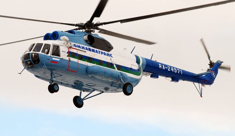 Информация по перелёту вертолётами в сёла Усинска