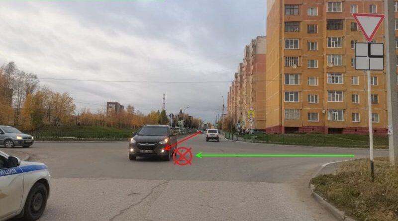 В Усинске водитель Hyundai сбил 13-летнего велосипедиста на нерегулируемом перекрестке