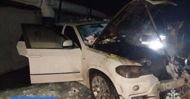 В Усинске ликвидировали возгорание в легковом автомобиле