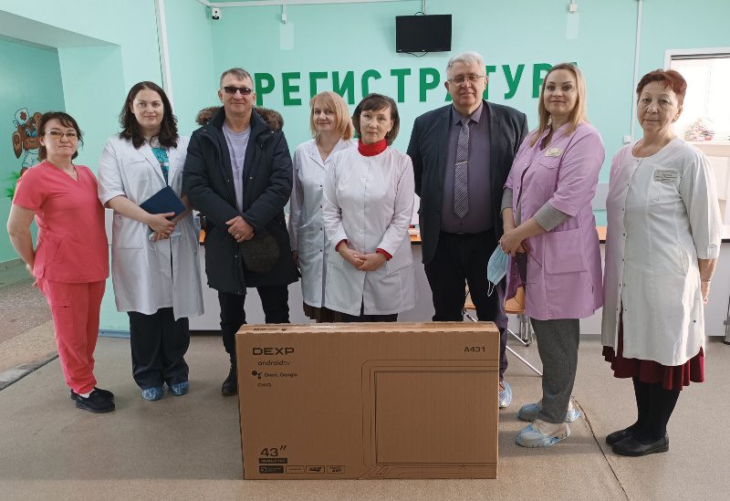 новые телевизоры в больницу