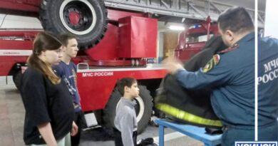 В Усинске воспитанники детского дома побывали на экскурсии в пожарно-спасательной части