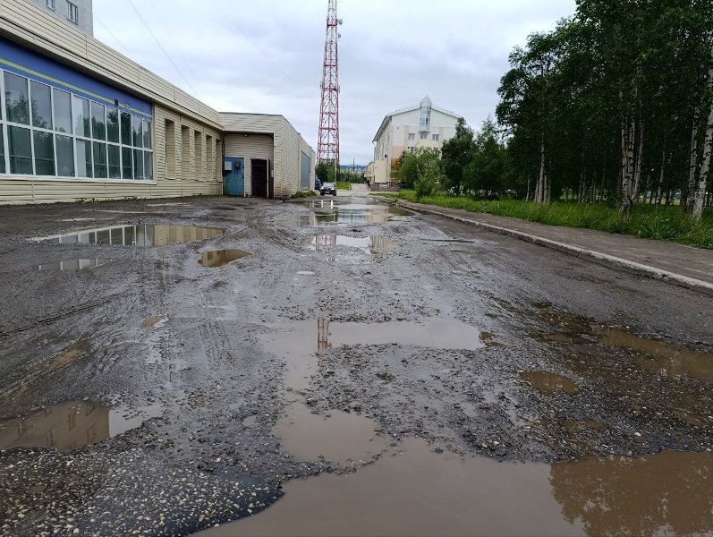 дорога у молодёжного центра