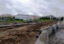 В Усинске продолжается благоустройство тротуаров на Воркутинской улице