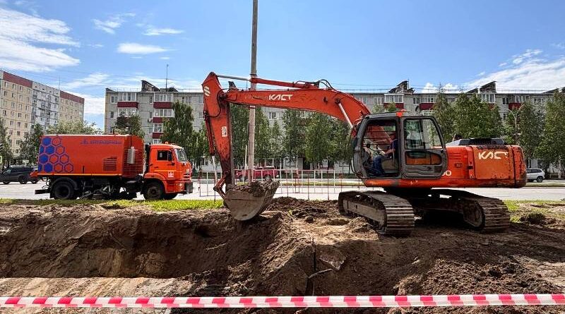 В Усинске продолжается подготовка к отопительному сезону