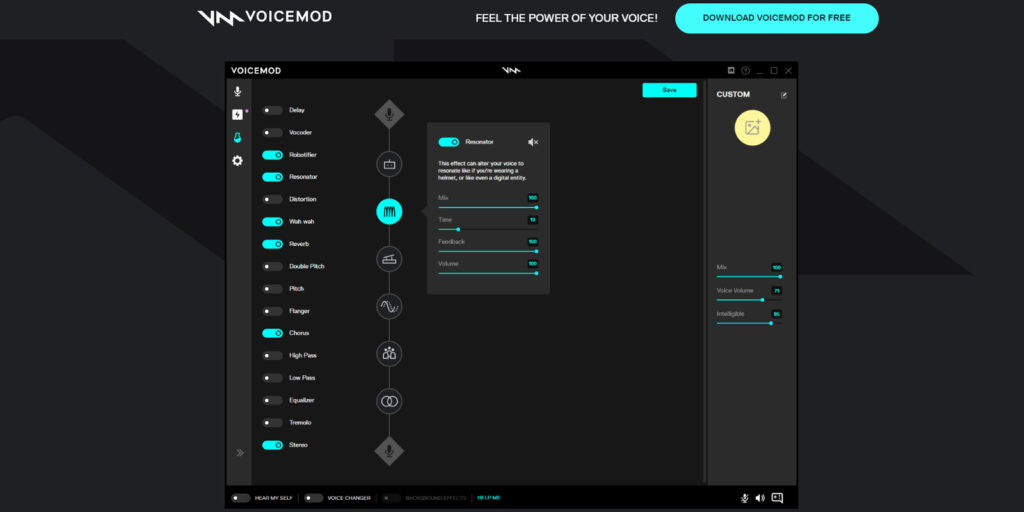 Нейросети для изменения голоса: Voicemod