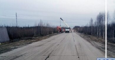 Дорогу от Усинска до Харьяги немного подлатали