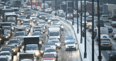 Движение в Москве на ТТК перекрыто из-за снегопада — Рамблер/авто