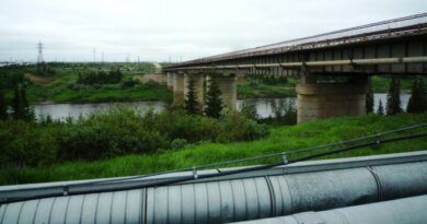На мосту через Колву до конца года установят временные металлические перекрывающие листы