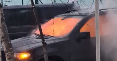 Народный контроль: На одной из центральных улиц Усинска произошло возгорание в автомобиле