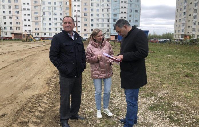Николай Такаев рассказал, как строится будущая площадка для воркаута и стритбола