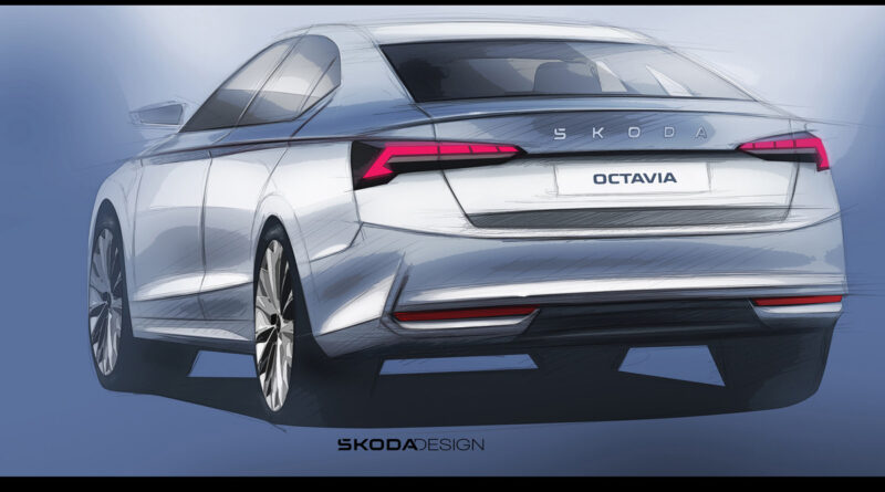 Рассекречена обновлённая Skoda Octavia: модель стала агрессивнее