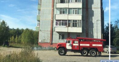 Сегодня в Усинске произошло возгорание в жилом доме