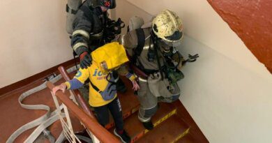 Школьники Усинска не испугались “огня” и эвакуировались в безопасное место