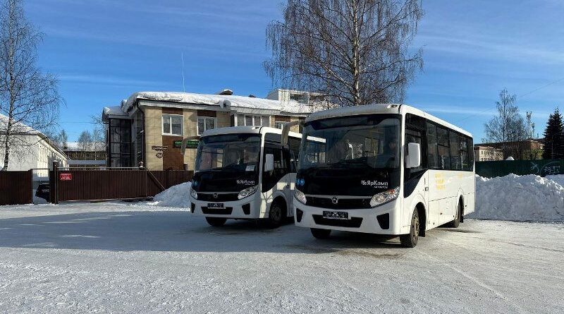 Усинск получил новые автобусы