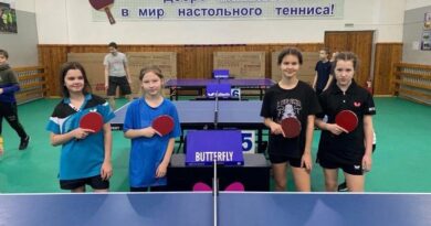 Усинские спортсмены завоевали третье место на Первенстве Коми по настольному теннису