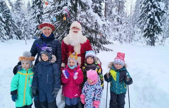 В лесах Усинска встречается Дед Мороз