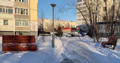 В Усинске благоустроили последний двор в 2021 году на деньги «Народного бюджета»