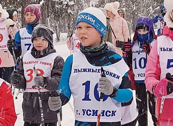 В Усинске прошло лыжное первенство