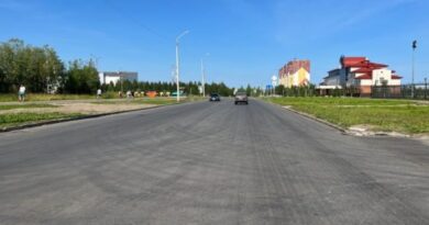 В Усинске закончен ремонт улицы Пионерская