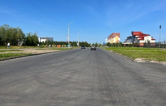 В Усинске закончен ремонт улицы Пионерская