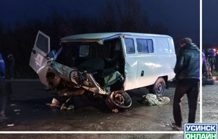 Вчера в Усинске столкнулись два автомобиля
