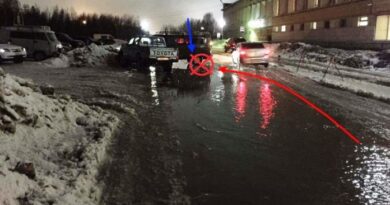 Вчера в Усинске столкнулись УАЗ и Toyota