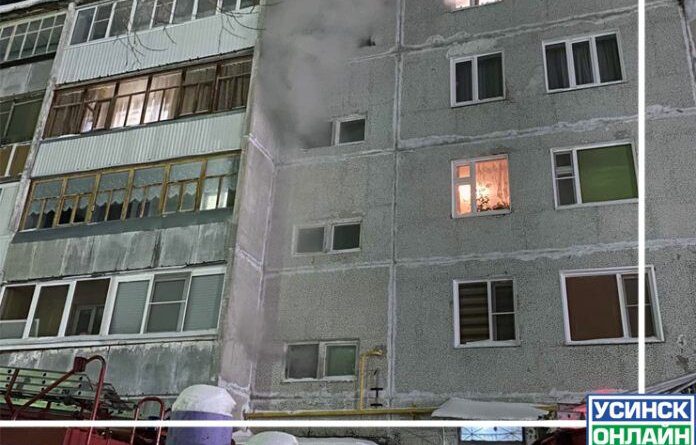 Вчера в Усинске в жилом доме произошло возгорание